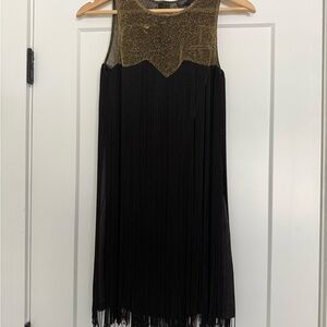 Topshop Black Sleeveless Sheath Mini Dress